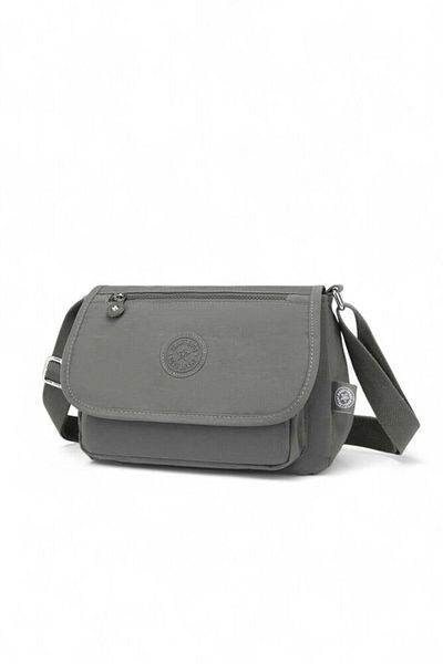 SMART BAGS Geantă de damă Crinkle Gri închis SMB 1148
