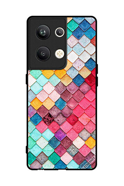 Covernex غطاء حماية لهاتف Oppo Reno 9 Pro Plus بنمط مربع ماسي