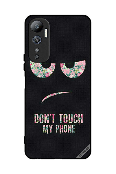 Covernex غطاء حماية لهاتف Infinix Hot 20 مطبوع عليه عبارة "لا تلمس هاتفي"