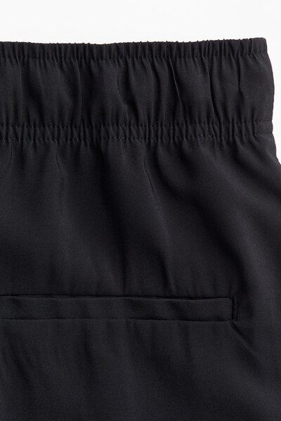 H&M Kuşaklı Geniş Pantolon