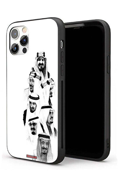 Tolwak Apple iPhone 11 Pro Max Protective Case Saudi Kings Art B_W