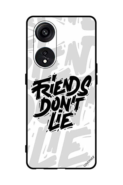 Covernex غطاء حماية لهاتف Oppo Reno8 T 5G - الخط العربي - الأصدقاء لا يكذبون