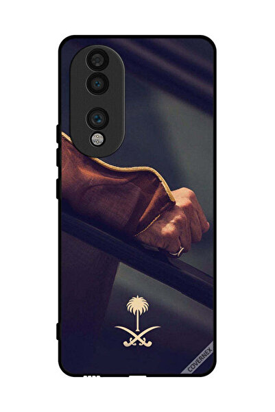 Covernex غطاء حماية لهاتف Honor 70 مع شعار المملكة العربية السعودية
