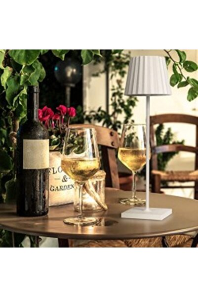 Tescomak Rechargeable Touch LED Table Lamp with Telescopic Rod, 5W, 400 lm