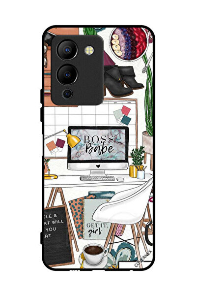 Covernex غطاء حماية لهاتف Infinix Note 12 Pro 5G - مشبك فني لشخصية Boss Babe