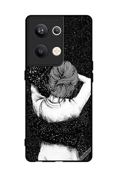 Covernex غطاء حماية لهاتف Oppo Reno 9 Pro Plus - خيال ليلي لفتاة خربشة