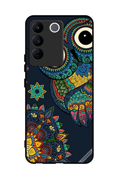 Covernex غطاء حماية لهاتف Vivo V27e بتصميم بومة زهرية