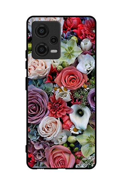 Covernex Protective Case Cover For Xiaomi Poco X5 Roses & Leaves Pattern