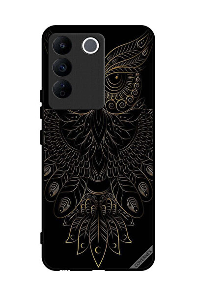 Covernex غطاء حماية لهاتف Vivo S16e بتصميم بومة زهرية عصرية
