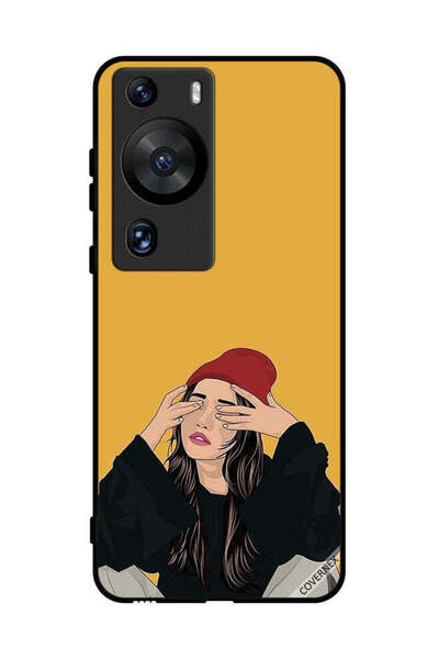 Covernex غطاء حماية لهاتف هواوي بي 60 برو - فتاة حزينة