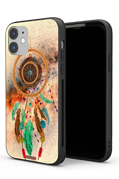 Tolwak جراب حماية لجهاز Apple iPhone 11 بتصميم ماندالا ريش معلق