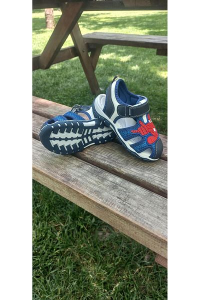 BONİTOSHOES Orthopedic spiderman children's baby sandal shoes (anti-slip arch supported)