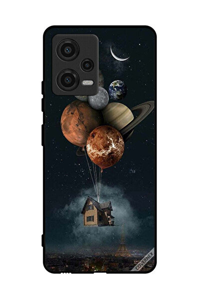 Covernex Protective Case Cover For Xiaomi Poco X5 Balloon Planets Takes Home