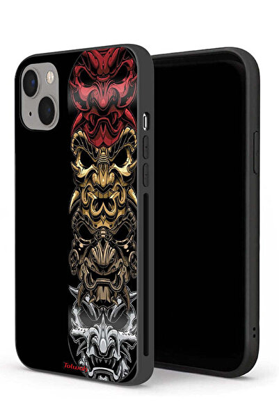 Tolwak غطاء حماية لهاتف Apple iPhone 13 mini برسومات فنية للرؤوس