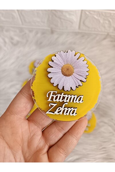 Doğrukan Hediyelik Papatya Konsept Figürlü Pleksi Magnet Yenidoğan Doğum Günü...