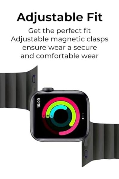 Glassology Smart Watch Band Magnetic Silicone 46 mm Grey