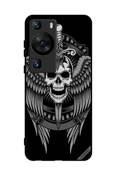 Covernex غطاء حماية لهاتف هواوي بي 60 - جمجمة وأجنحة نسر