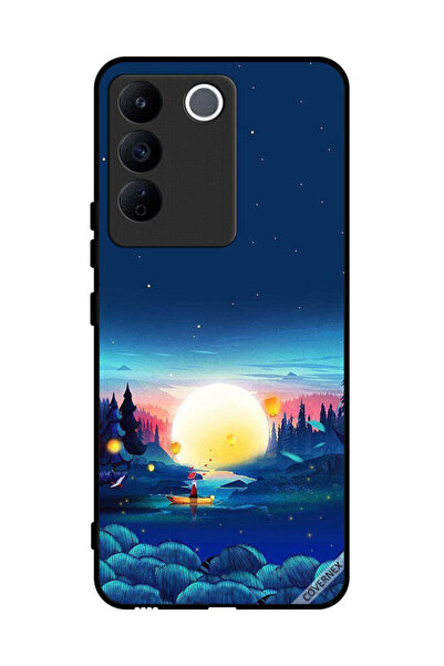 Covernex غطاء حماية لهاتف Vivo S16e مع منظر غروب الشمس