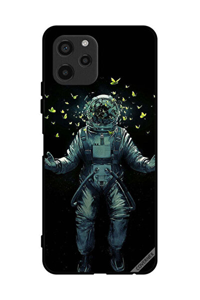 Covernex غطاء حماية لهاتف هواوي إنجوي 50z - رائد فضاء وفراشات