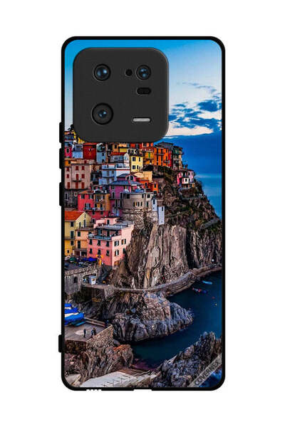 Covernex غطاء حماية لهاتف شاومي 13 برو - منازل ملونة على البحر