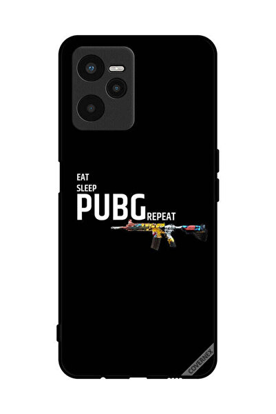 Covernex غطاء حماية لجهاز Realme C35 Eat Sleep Pubg Repeat