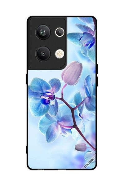 Covernex غطاء حماية لهاتف Oppo Reno 9 Pro Plus بنقشة زهور الأوركيد