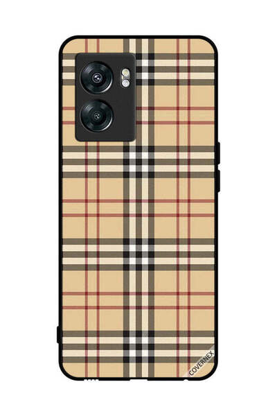 Covernex غطاء حماية لهاتف OnePlus Nord N300 بنمط خطوط على القماش