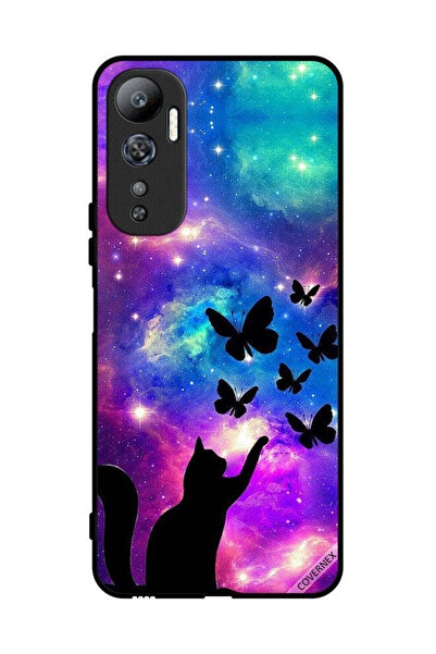 Covernex غطاء حماية لهاتف Infinix Hot 20 - قطط وفراشات
