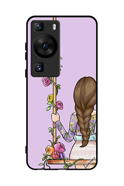 Covernex غطاء حماية لهاتف هواوي بي 60 - خلفية فتاة صديقة