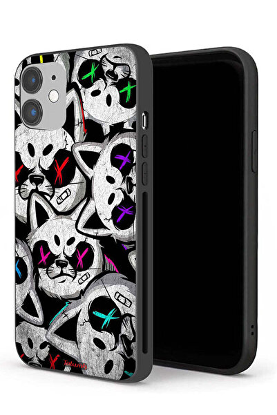 Tolwak جراب حماية لجهاز Apple iPhone 12 mini برسومات قطط مارشميلو