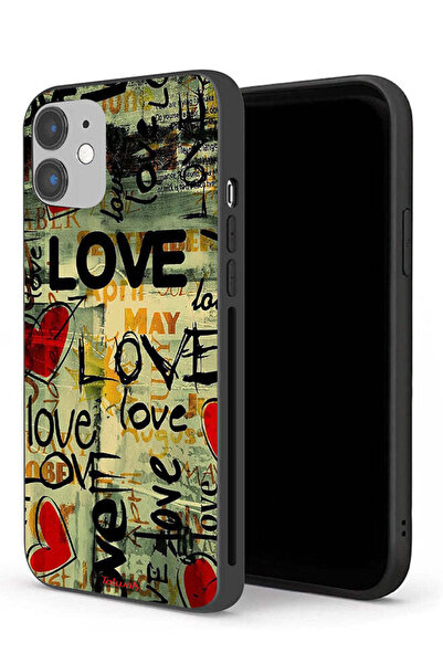 Tolwak غطاء حماية لجهاز Apple iPhone 12 mini مع علامات الحب
