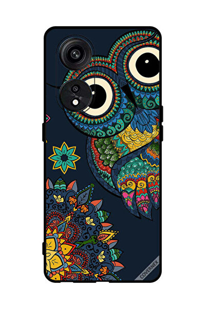 Covernex غطاء حماية لهاتف Oppo Reno8 T 5G بتصميم بومة زهرية