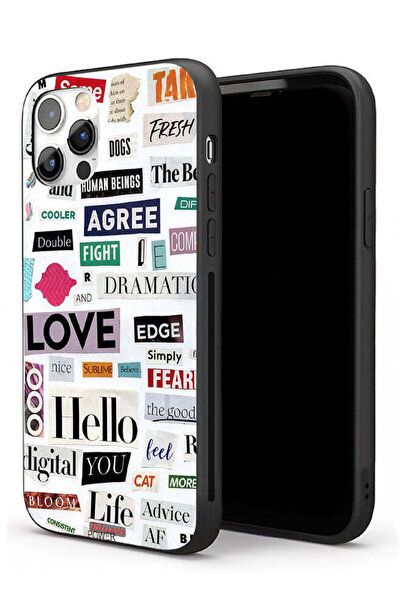 Tolwak جراب حماية لجهاز Apple iPhone 11 Pro Max مع ملصقات اقتباسات قصيرة