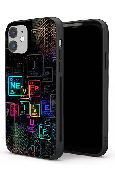 Tolwak جراب حماية لجهاز Apple iPhone 11 - فن Never Give Up
