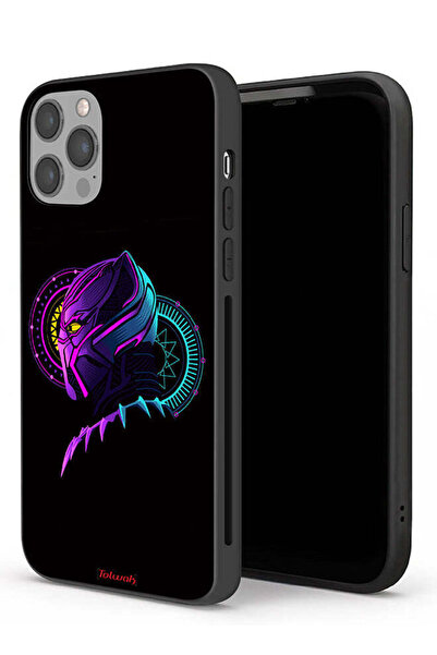 Tolwak جراب حماية لجهاز Apple iPhone 12 Pro Max، عمل فني رقمي، رسم توضيحي بسي...