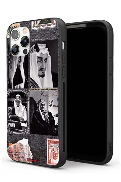 Tolwak غطاء حماية لجهاز آيفون 11 برو من آبل، ملصق الملك فيصل العتيق