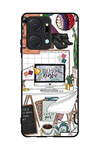 Covernex Protective Case Cover For Honor X7a Boss Babe Art Clip
