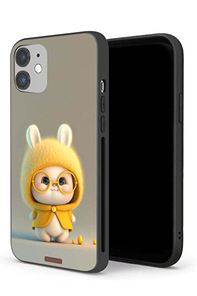 Tolwak جراب حماية لجهاز Apple iPhone 12 mini بتصميم أرنب صغير