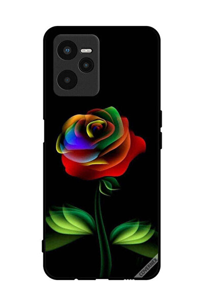 Covernex غطاء حماية لهاتف Realme C35 بلون قوس قزح وردي