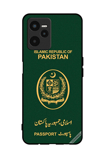 Covernex غطاء حماية لهاتف Realme C35 بنمط جواز سفر باكستاني