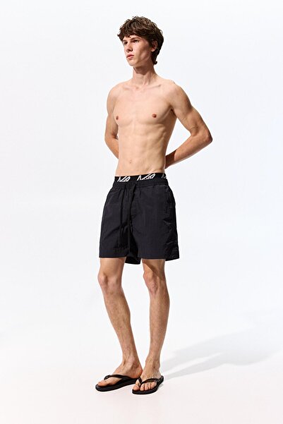 Pull & Bear Baksır belli deniz şortu