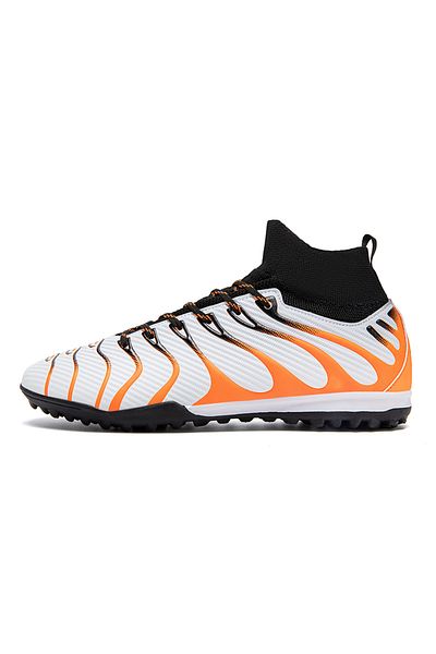 MBrands Football Boots, 7.8 With Ankle For Synthetic Ground, White 43