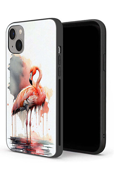 Tolwak غطاء حماية لجهاز Apple iPhone 13 mini برسومات ألوان مائية استوائية