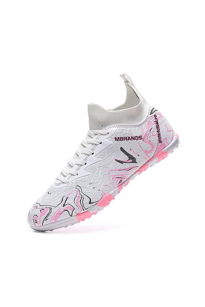 MBrands Football Boots, 8.3 With Ankle For Synthetic Ground, White Color 41