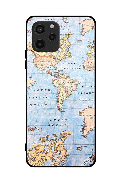 Covernex Protective Case Cover For Huawei Enjoy 50z World Map
