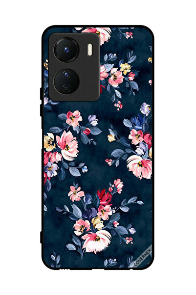 Covernex غطاء حماية لهاتف Vivo Y16 مزين برسومات زهور مرسومة يدويًا