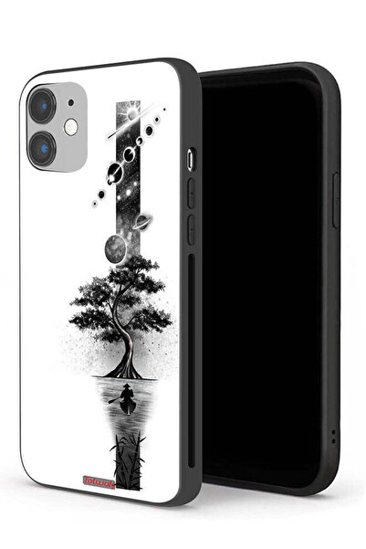 Tolwak جراب حماية لجهاز Apple iPhone 12 mini بتصميم فن الأرض والفضاء