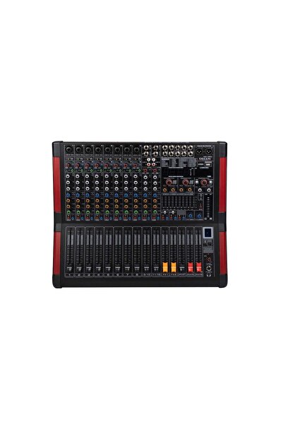 DECON DMP-122FX 12 Kanal 650w Power Mixer 12 Kanal 1500w Power Mikser