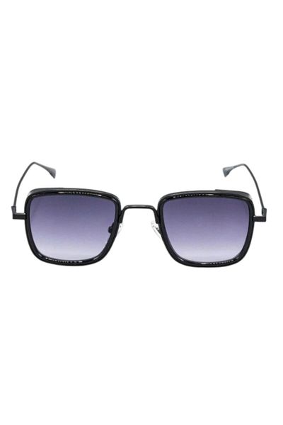 Merand Women's Black Square Polarized Sunglasses – Gradient Glass