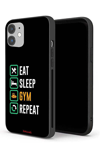 Tolwak جراب حماية لجهاز Apple iPhone 12، تناول الطعام، النوم، ممارسة الرياضة،...